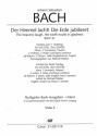 Der Himmel lacht! Die Erde jubilieret BWV31 fr Soli, gem Chor (SSATB) und Orchester Viola 2