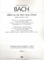 Allein zu dir Herr Jesu Christ Kantate Nr.33 BWV33 Violine 1
