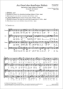 Bach, Johann Sebastian Am Abend aber desselbigen Sabbats Soli SATB, Coro SATB, 2 Ob, Fg, 2 Vl, Va, Bc Chorpartitur