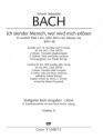 Ich elender Mensch, wer wird mich erlsen BWV48 fr Soli, gem Chor, 2 Oboen, Trompete, 2 Vl, Viola und Bc Violine 2