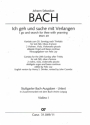 Ich geh und suche mit Verlangen BWV49 fr Soli (SB), Ob d'amore, 2Vl, Va, Vc piccolo, obl.Orgel und Bc Violine 1