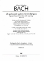 Ich geh und suche mit Verlangen BWV49 fr Soli (SB), Ob d'amore, 2Vl, Va, Vc piccolo, obl.Orgel und Bc Violine 2