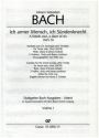 Ich armer Mensch, ich Sndenknecht Kantate Nr.55 BWV55 Violine 1