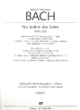 Nur jedem das Seine Kantate Nr.163 BWV163 Orgel