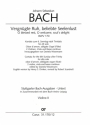 Vergngte Ruh, beliebte Seelenlust Kantate Nr.170 BWV170 Violine 2