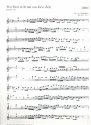 Wr Gott nicht mit uns diese Zeit BuxWV102 fr gem Chor, 2 Violinen und Bc Violine 1