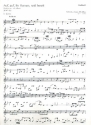 Auf auf ihr Herzen, seid bereit fr Soli, gem Chor,  2 Oboen, 2 Violinen, Viola, Bc Violine 2