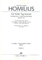 Ein hoher Tag kmmt HoWVII.9 fr Soli, gem Chor und Orchester Violine 1