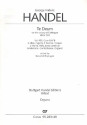 Dettinger Te Deum HWV283 fr Soli, gem Chor und Orchester Orgel