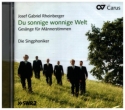 Du sonnige wonnige Welt Gesnge fr Mnnerstimmen CD