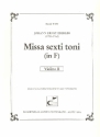 Missa sexti toni in F fr Soli, gem Chor, 2 Violinen und Bc Violine 2