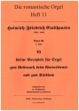 73 kleine Choralvorspiele op.91 Band 1 fr Orgel
