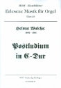 Postludium C-Dur fr Orgel Orgel solo