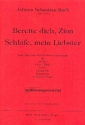 2 Arien aus dem Weihnachtsoratorium fr Alt, Oboe (Flte), Violine und Bc 2 Partituren und Stimmen