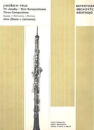 3 Kompositionen fr Oboe (Flte/Klarinette) und Klavier Stimmen