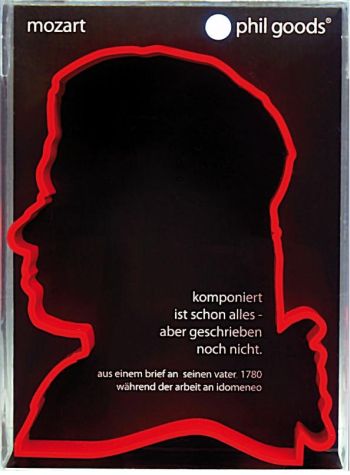 Ausstechform Mozart rot 10x7cm