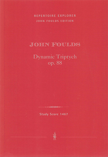 Dynamic Triptych op.88 fr Klavier und Orchester Studienpartitur