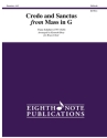 Franz Schubert (Arr, Kenneth Bray) Credo and Sanctus from Mass in G 4 Trp | 4 Hrn | 3 Pos | Euph | Tub | Perc