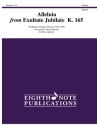 Alleluia von Exultate Jubilate KV165 fr 2 Trompeten, Horn, Posaune und Tuba Partitur und Stimmen