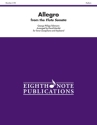 George Philipp Telemann (Arr, David Marlatt) Allegro from the Flute Sonata T-Sax | Key