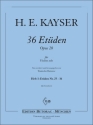 Kayser, Heinrich Ernst 36 Etden op. 20 Heft 3 Violine