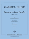 Romance sans paroles op.17,2 fr Violoncello und Klavier