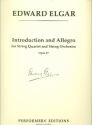 Introduction and Allegro op.47 for solo string quartet and string orchestra score
