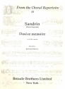 Doulce memoire for mixed chorus a cappella score (frz/en)