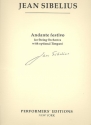 Andante festivo for string orchestra (timpani ad lib) score