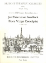 Ecce virgo concipiet for mixed chorus and organ score