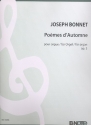Pomes d'automne op.3 pour orgue