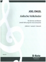 Jdische Volkslieder fr Gesang und Klavier Partitur (jiddisch/ru/dt)