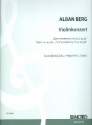 Konzert Dem Andenken eines Engels fr Violine und Orchester Klavierauszug
