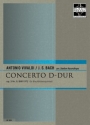 Concerto D-Dur op.3 Nr.9 BWV972 fr 2 Trompeten, Horn in F, Posaune und Tuba Partitur und Stimmen