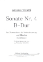 Sonate B-Dur Nr.4 fr Kontrabass (Solostimmung) und Klavier