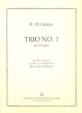 Trio No.1 in D Major for oboe d'amore (or oboe, clarinet in A), horn in D and bassoon score and parts