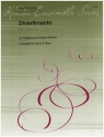 Divertimento for flute, oboe (flute), Bb clarinet and bassoon (bass clarinet) score and parts