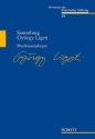 Musikmanuskripte Sammlung Gyrgy Ligeti
