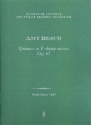 Quintet in F sharp minor, op. 67 for pianoforte, 2 violins, viola and violoncello score and parts