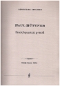 Streichquartett g-Moll  Studienpartitur und Stimmen