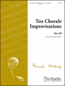 Paul Manz Ten Chorale Improvisations, Set 10 Organ