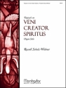 Russell Schulz-Widmar Triptych on Veni Creator Spiritus Organ
