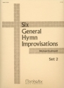 Michael Burkhardt Six General Hymn Improvisations, Set 2 Organ