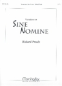 Variations on Sine Nomine for organ