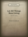 Duane Funderburk Let All Things Now Living Violin, Violoncello and Piano (Partitur + Stimmen)