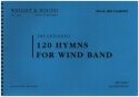 120 Hymns for wind band 2nd and 3rd clarinet