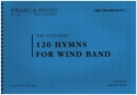 120 Hymns (A4 size) for wind band 3rd trombone in C