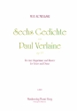 6 Gedichte von Paul Verlaine op.13 fr Gesang und Klavier