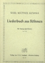 Liederbuch aus Bhmen fr Gesang (hoch/mittel) und Klavier Partitur