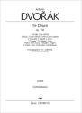 Dvork, Antonn Te Deum Soli SB, Coro SATB, 2 Fl, 2 Ob (auch EH), 2 Clt, 2 Fg, 4 Cor, 2 Tr, 3 Einzelstimme, Kontrabass